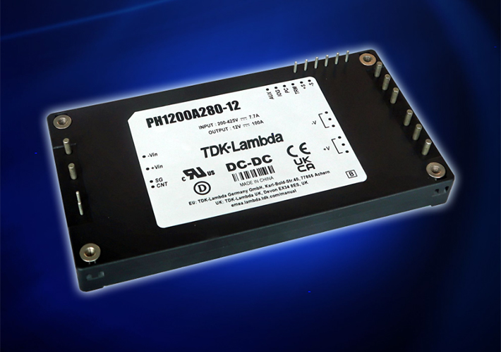 foto noticia Convertidores DC-DC de 1.200 W en formato full-brick para aplicaciones de 200 a 425 V 